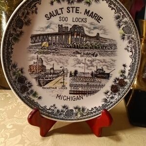 Decorative Michigan Souvenir Plate